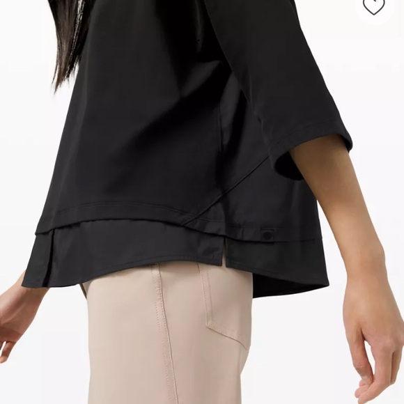 Lululemon Love to Layer Shirt 8 Black - Picture 3 of 8